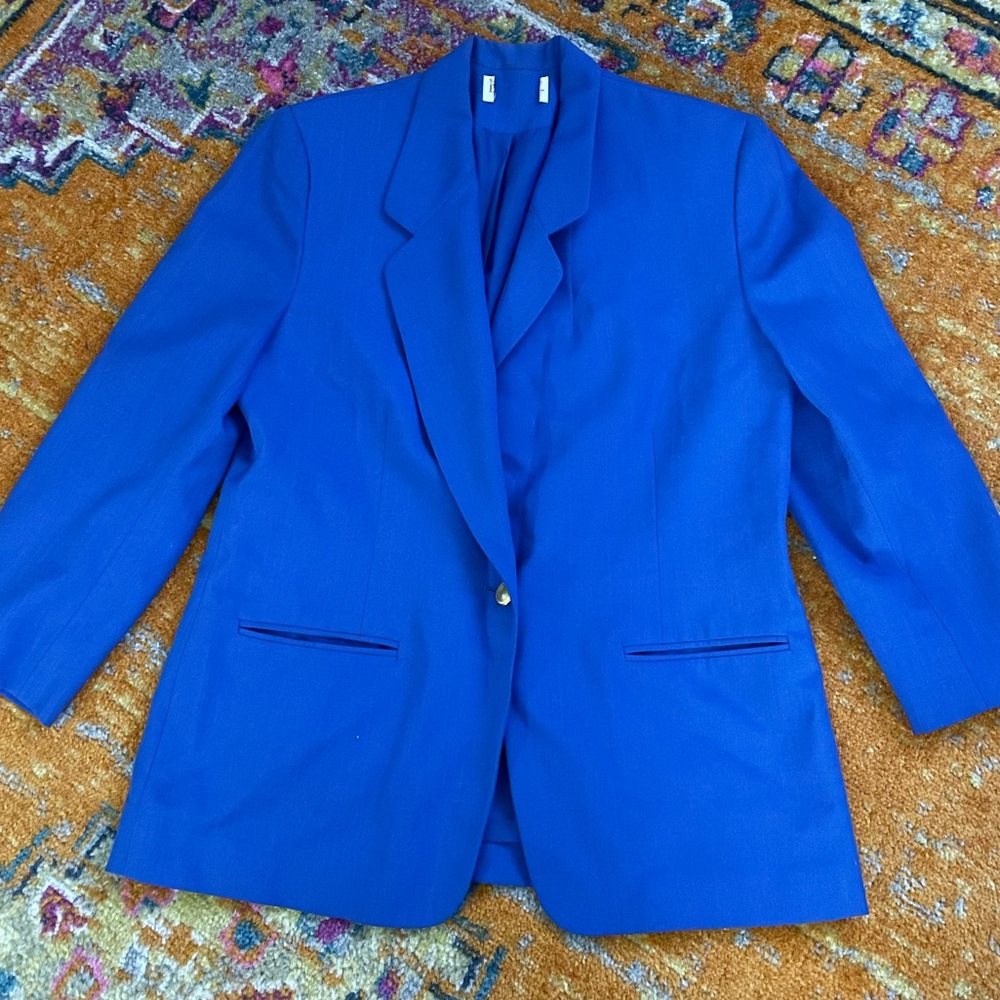 Vintage Blue Blazer - no tags available